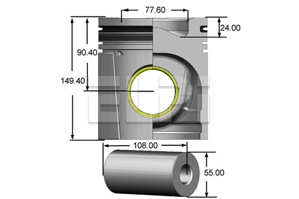 Piston LP181 3236 STD ELPI